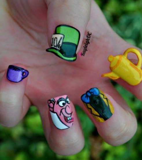 Mad Hatter Nails