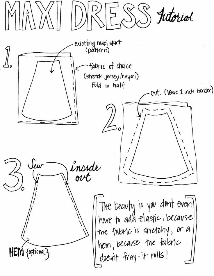 10 Pretty Maxi Skirts to Sew: DIY Maxi Skirt Tutorials - Pretty Designs