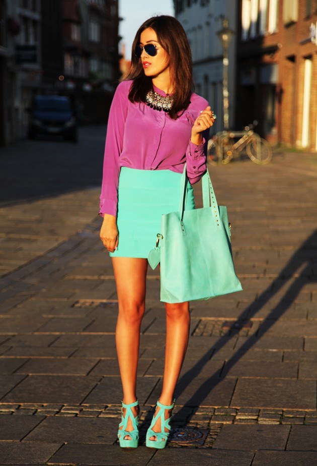 Mint Outfit Ideas - Mint Skirt