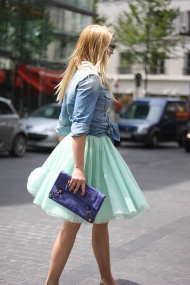 Mint Outfit Ideas - Mint Tulle Skirt