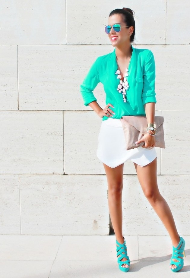 Mint Outfit Ideas - Mint Blouse