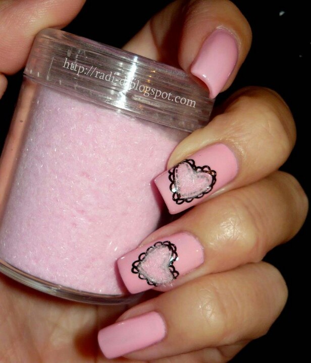 Pink Velvet Nails