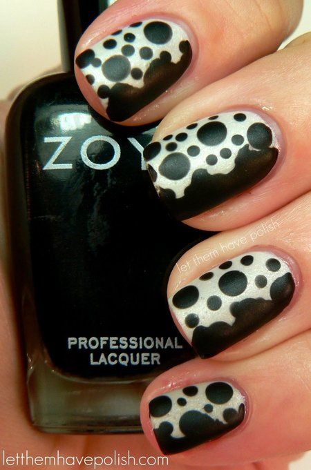 Polka Dot Nail Art