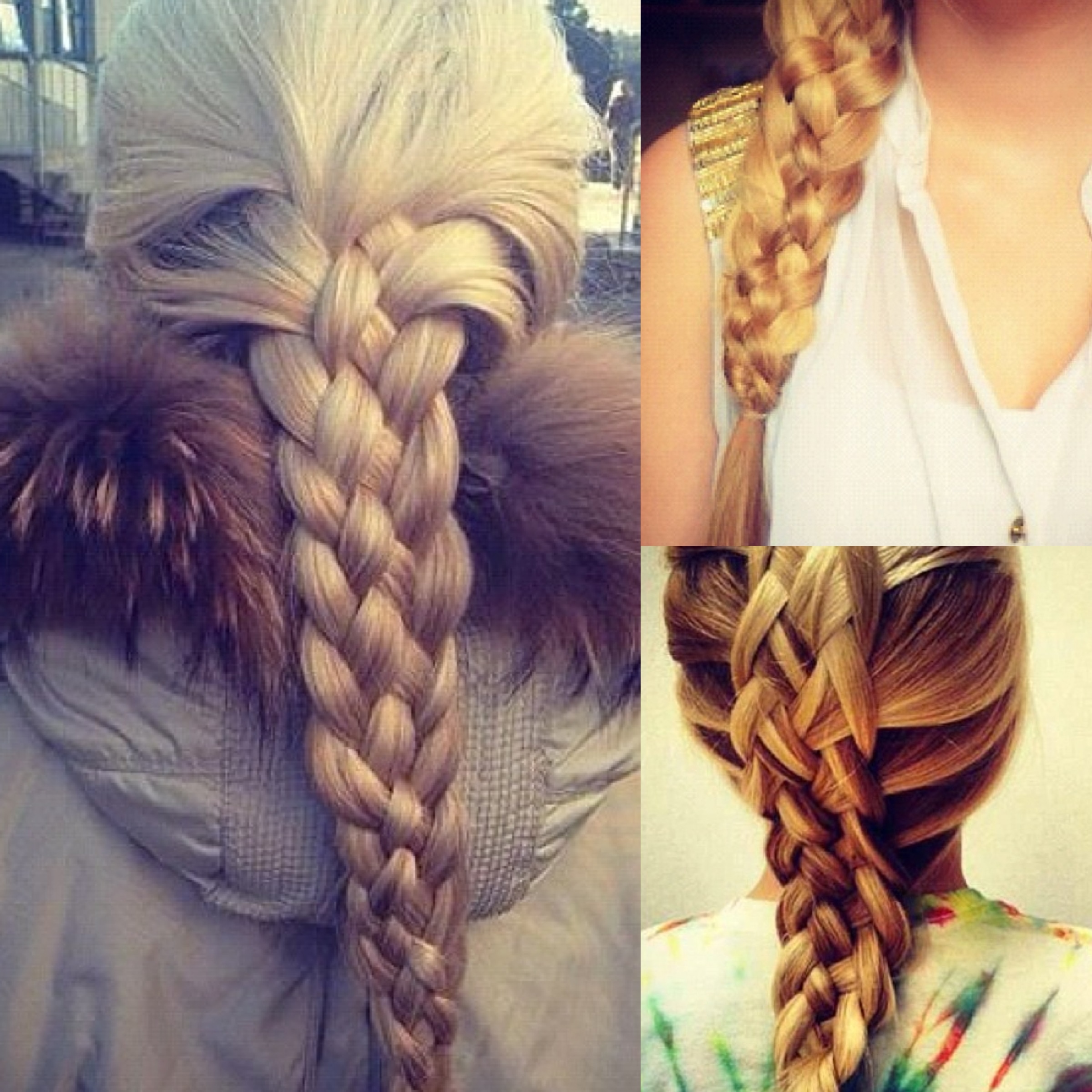 Pretty Five Strand Braid