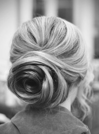 Pretty Low Bun for Summer