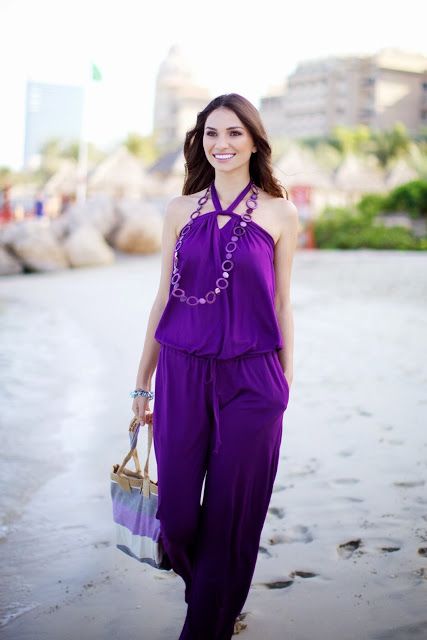 Purple Jumpsuit for Women