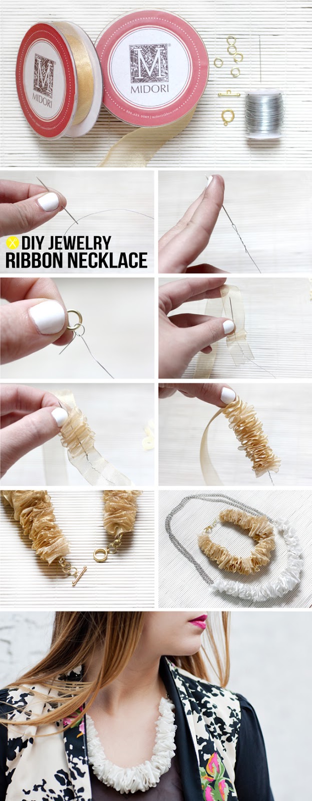 Ribbon Necklace