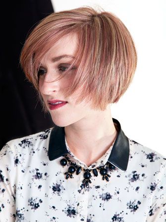 Rose Gold Short Bob