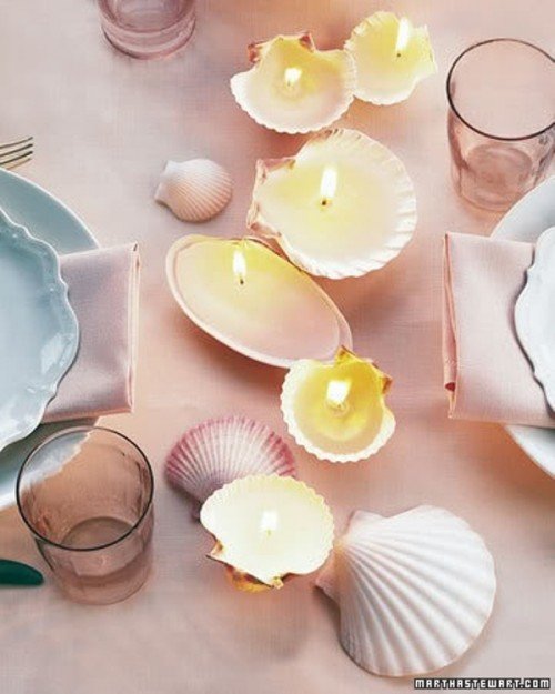 Seashell Candle Holders