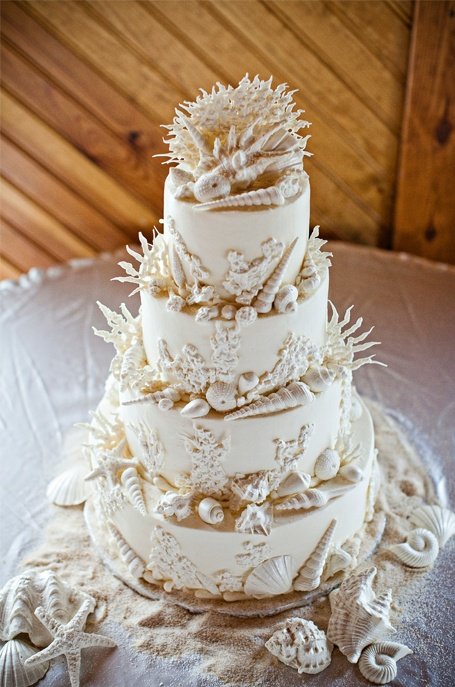 Seashell Wedding Cake