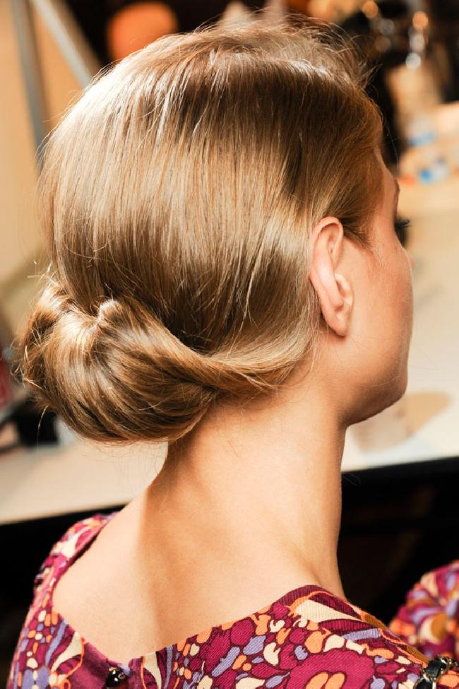 Simple Loose Bun Hairstyle