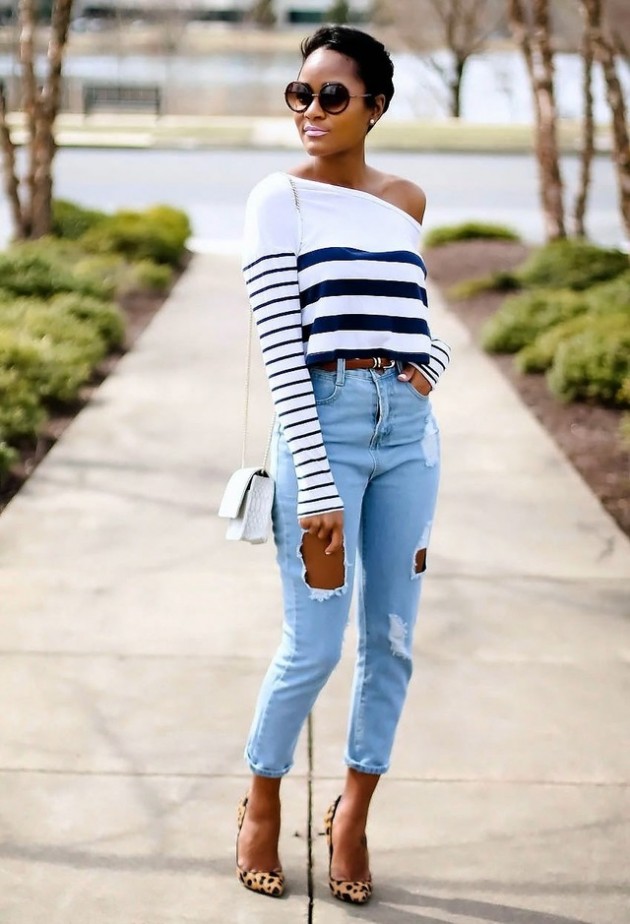 Street Style Ideas With Stripes - Striped Top