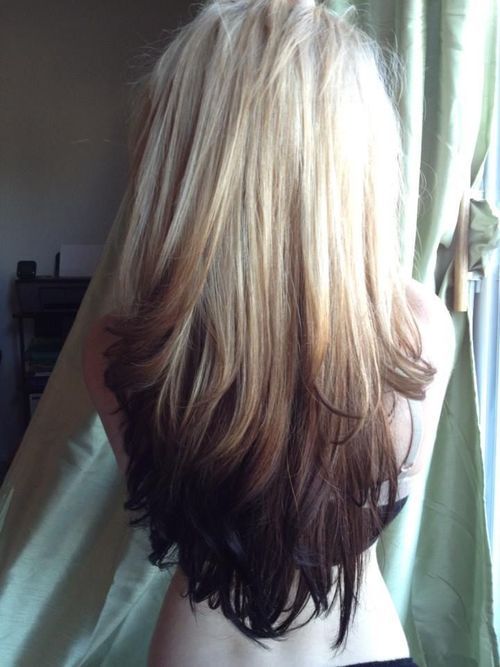 Stylish Ombre Blonde Hair