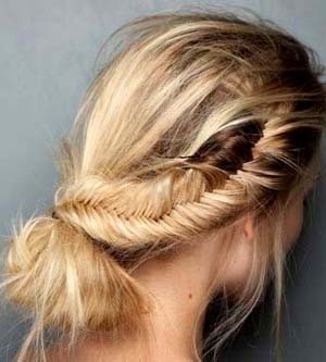 Swept Side Fishtail Braid