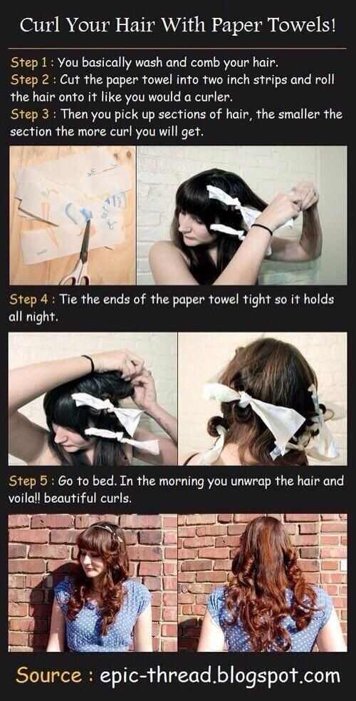 10 Ways to Curl Your Hair Without Iron - Pretty Designs