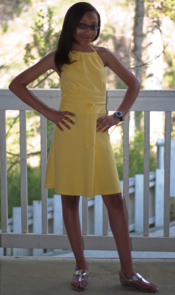 Yellow Halter Dress