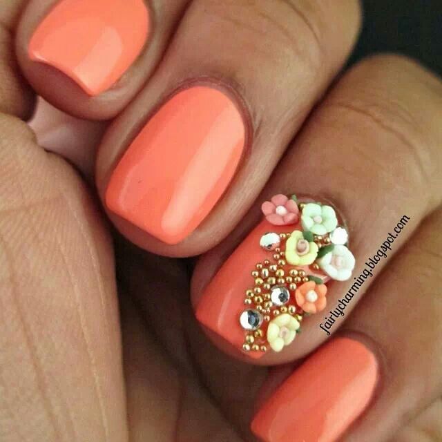 3D Flower Nails