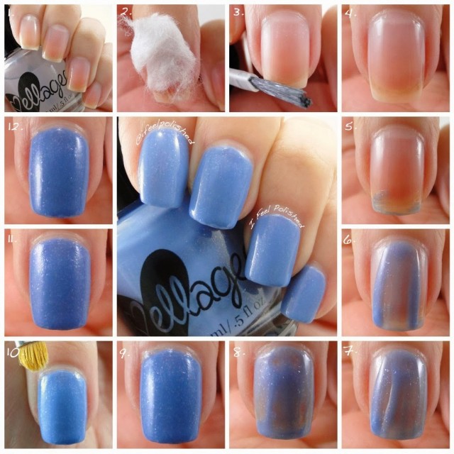 Blue Nail Design