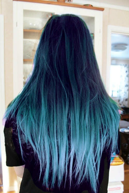 Blue Ombre Hair