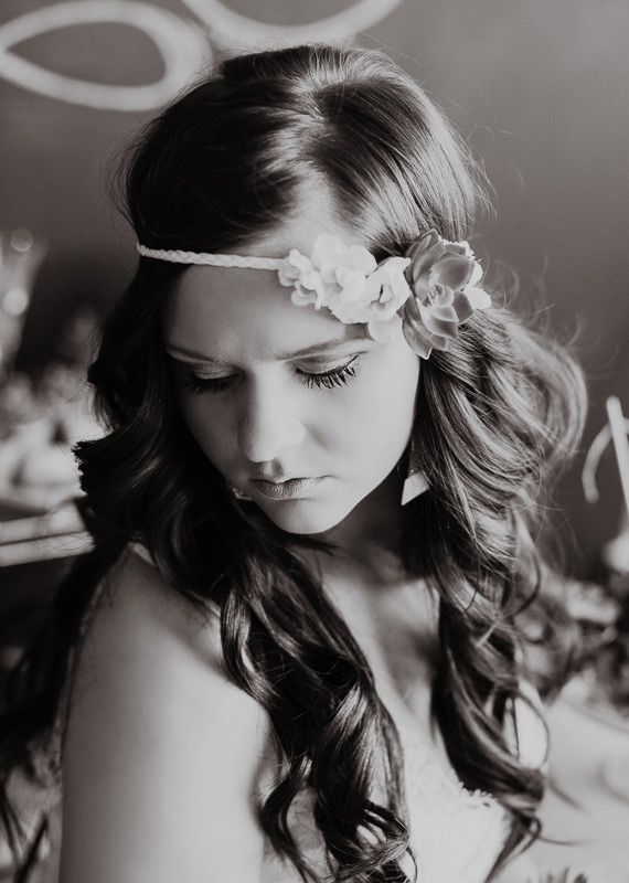 Boho-chic Hairstyle with Flower Headband