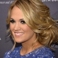 Carrie Underwood Messy Bun