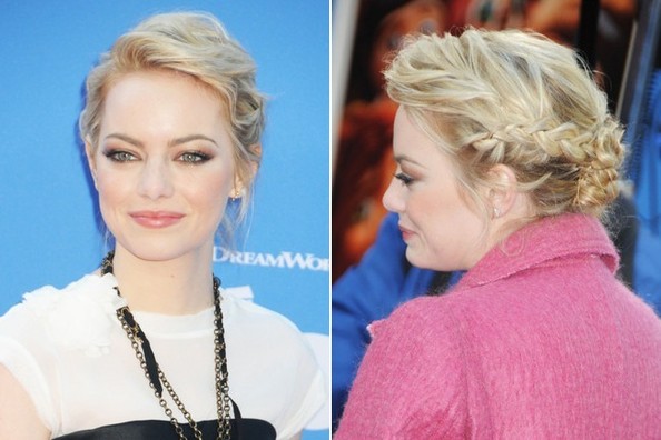 Celebrity's Braided Updo