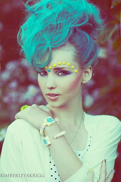 Chic Blue Hair