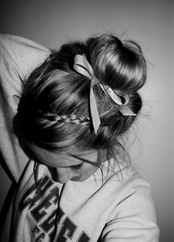 Cute Top Bun Hairstyle