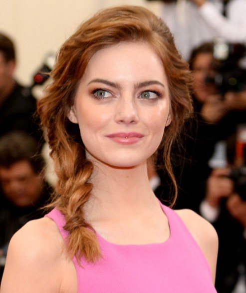 Emma Stone Braid/Getty Image