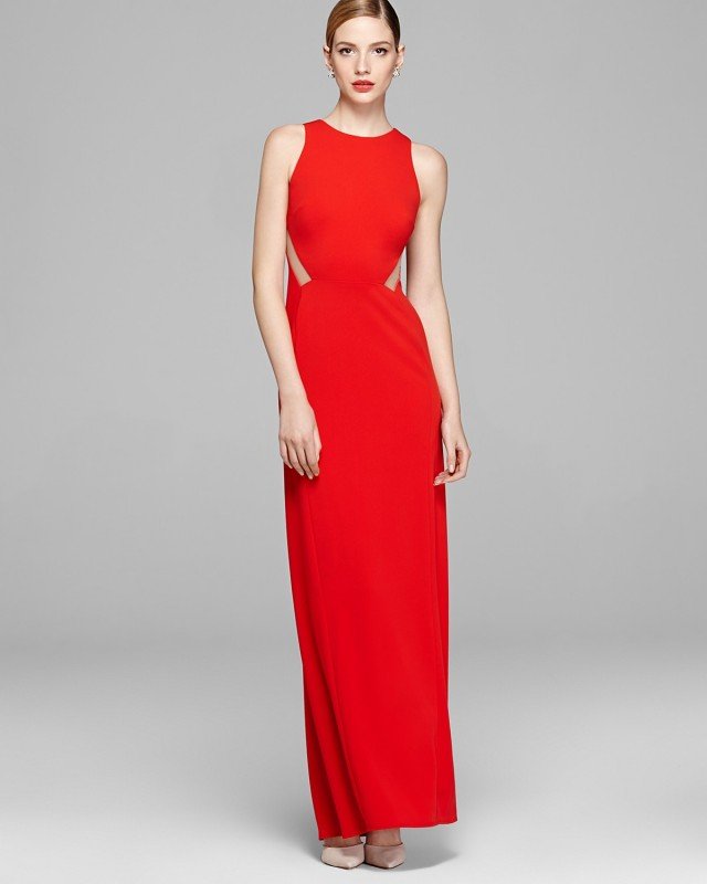 Beautiful and Romantic Red Long Dresses for Bridesmaids - Pretty Designs