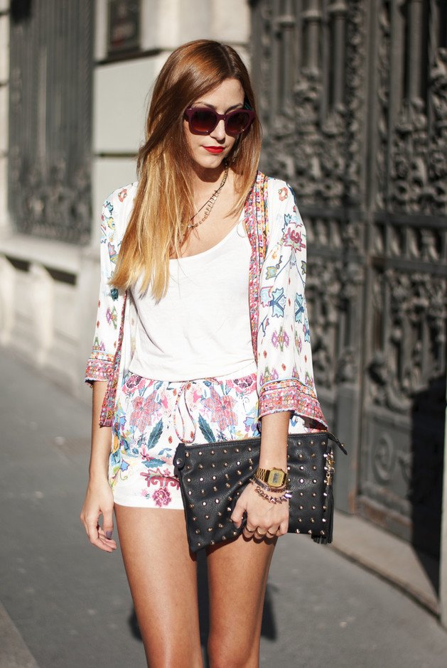 Fantastic Flower Printed Outfit