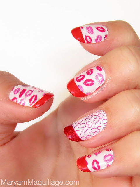 Lovely Kiss Nail Designs