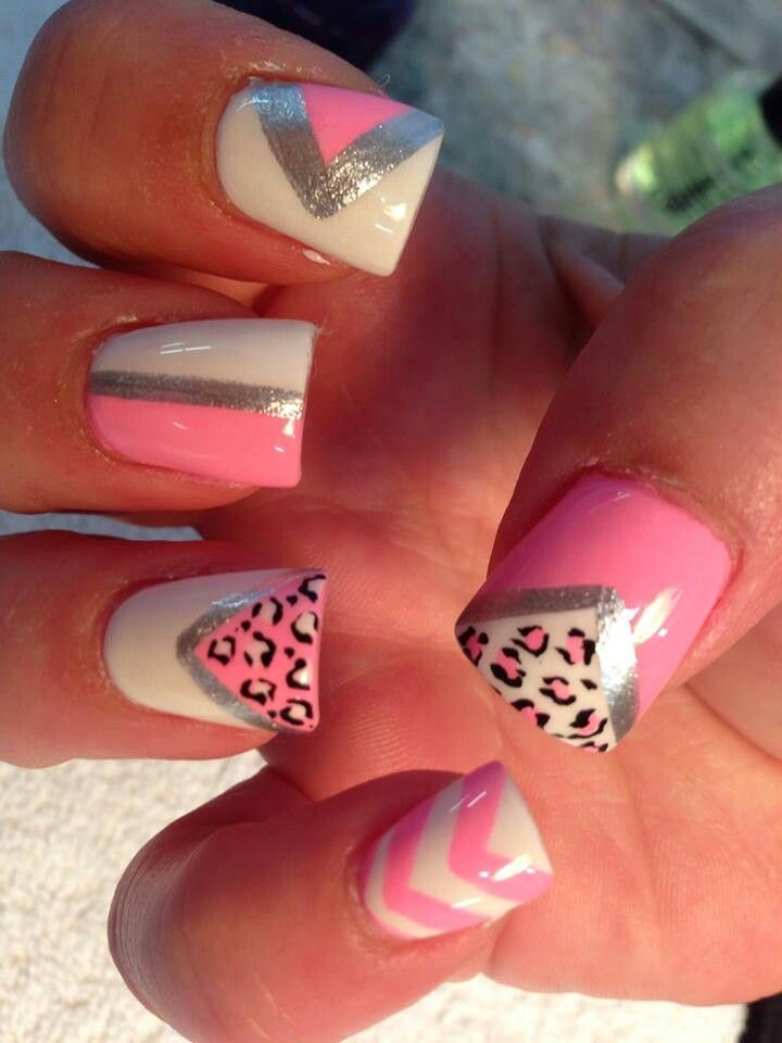 Leopard Print Nail Design Idea