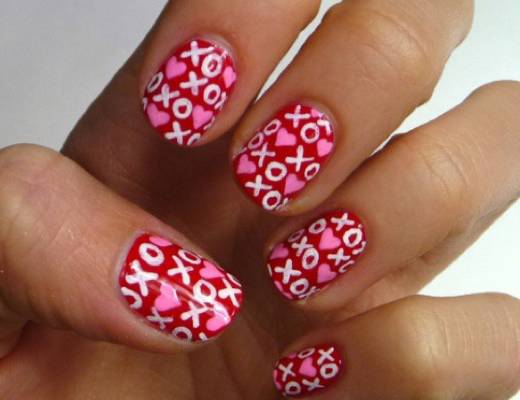 XO Love Letter Nails