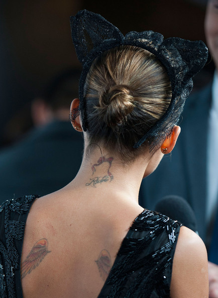 Nicole Richie Twisted Bun