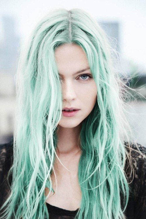 Pale Blue Hair