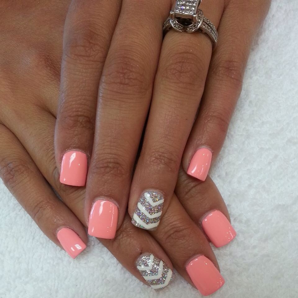 Pink Nail Design Idea