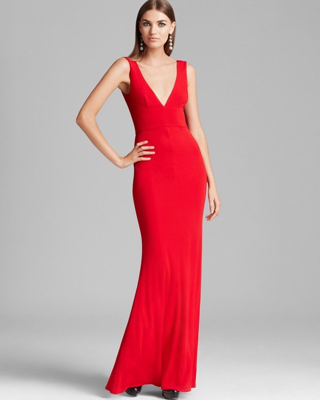 Beautiful and Romantic Red Long Dresses for Bridesmaids - Pretty Designs