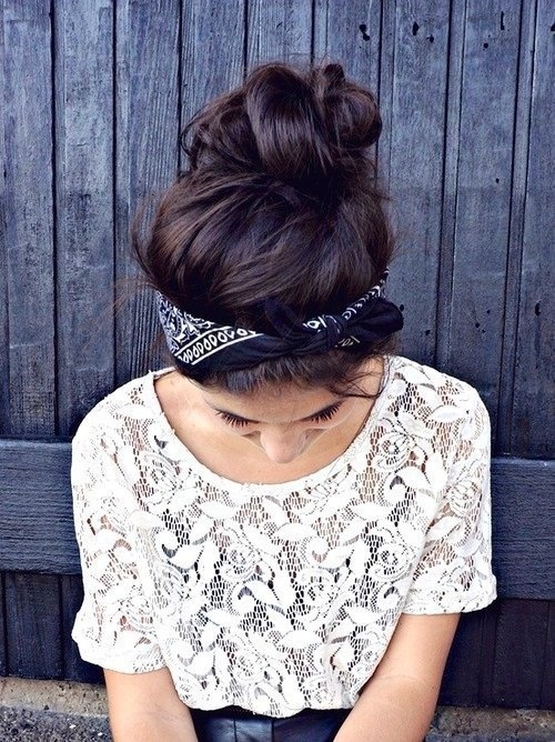 Pretty Top Knot Bun