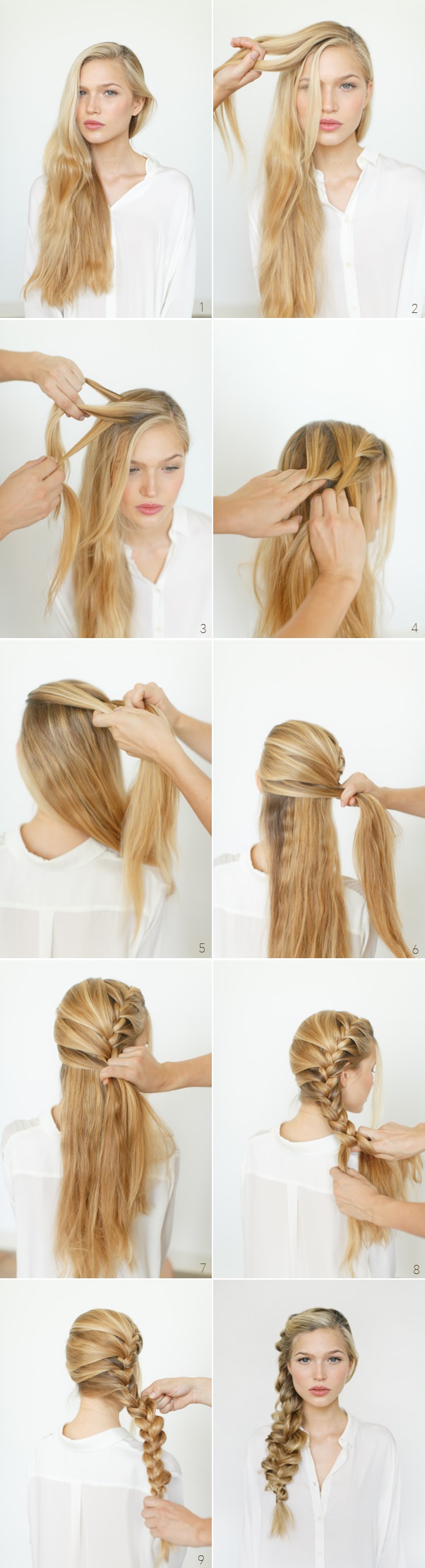 ROMANTIC, TEXTURED SIDE BRAID