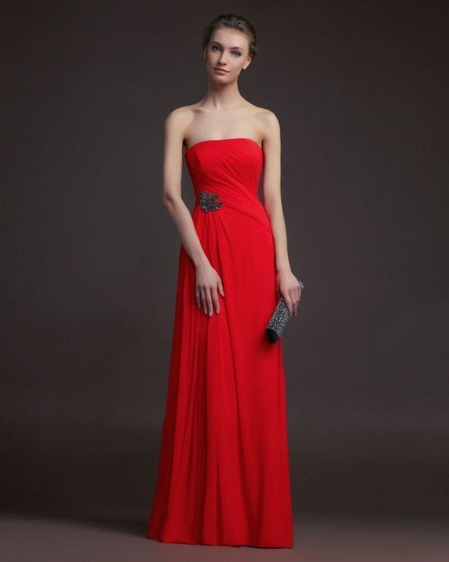 Red Bridesmaid Dress