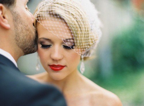 Red Lip Makeup for Wedding