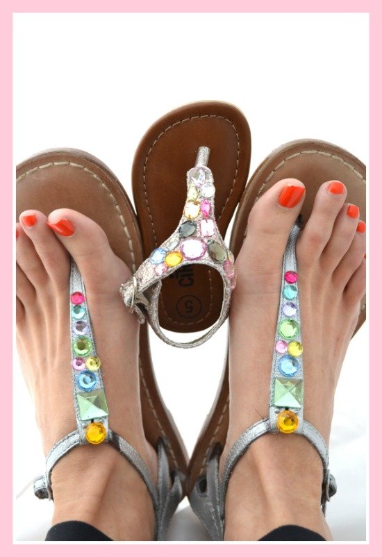 Sandals with Gems