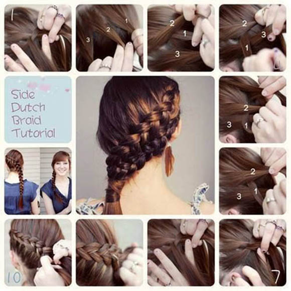 10 Ways to Make Lovely DIY Side Hairstyles - Pretty Designs