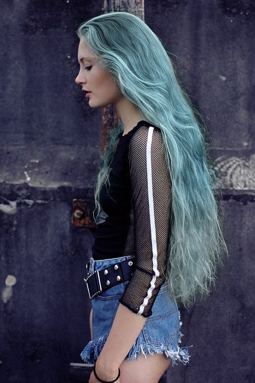 Teal Hair