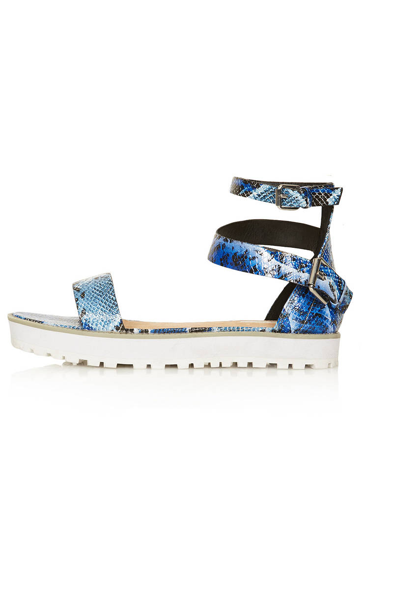 Topshop Fresh Leather Strap Sandal, $75