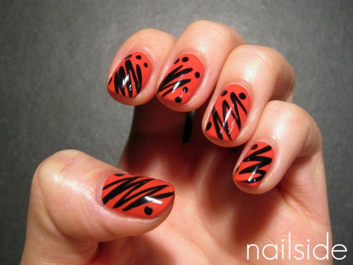 Zig Zag Nails