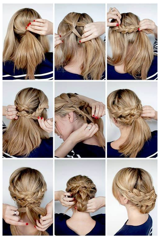 Beautiful Braided Updo Hairstyle Tutorial