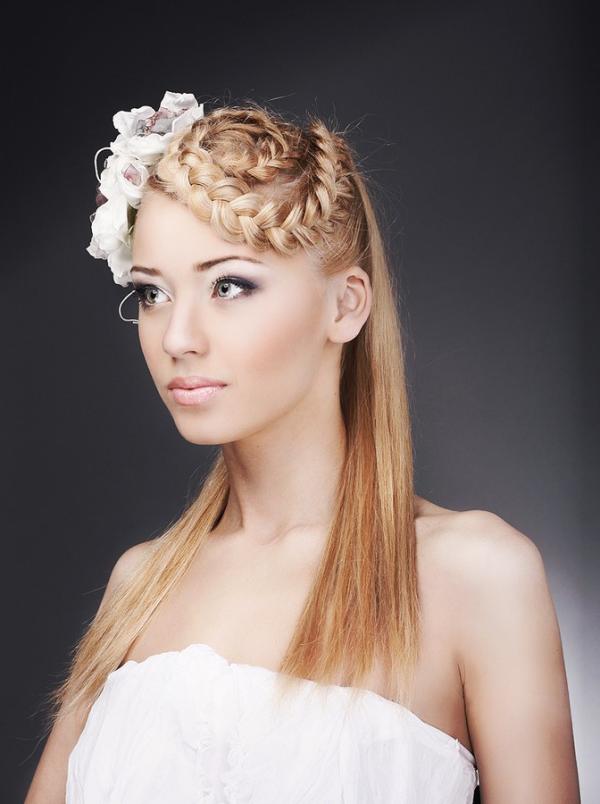 Beautiful Braided Wedding Hairstyle