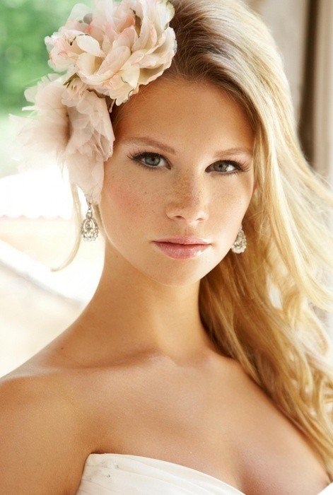 Beautiful Long Hair with Flowers